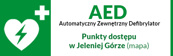 punkty dostępu defibrylatorów