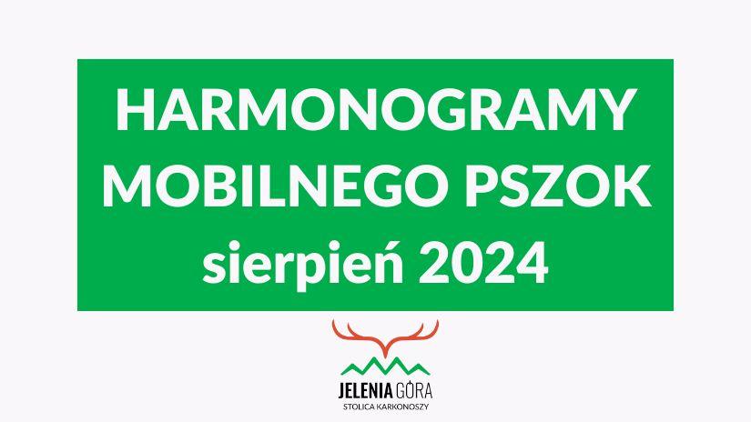 Harmonogram mobilnego PSZOK sierpień 2024