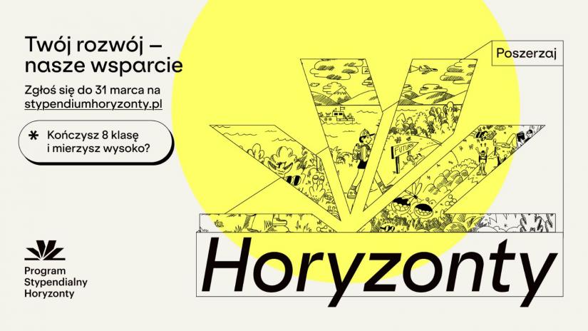 Ostatnie dni rekrutacji do Programu Stypendialnego  Horyzonty – szansa dla ósmoklasistów z naszej gminy. 