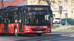 Autobus MZK linii nr 17.