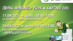Plakat akcji "Mobilny PSZOK 2021"