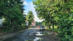 Ulica Flisaków, widok w stronę ul. Różyckiego.