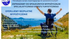 Społeczne wypożyczalnie specjalistycznego sprzętu turystycznego 