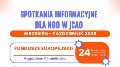 Zaproszenie na spotkania informacyjne dla organizacji pozarządowych w JCAO