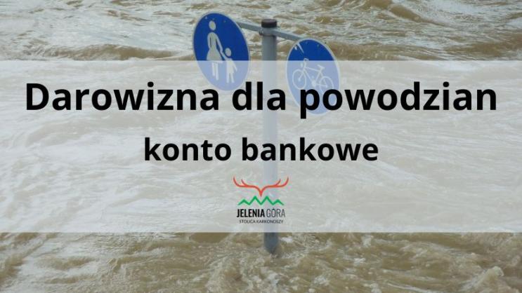 Darowizna dla powodzian - konto bankowe